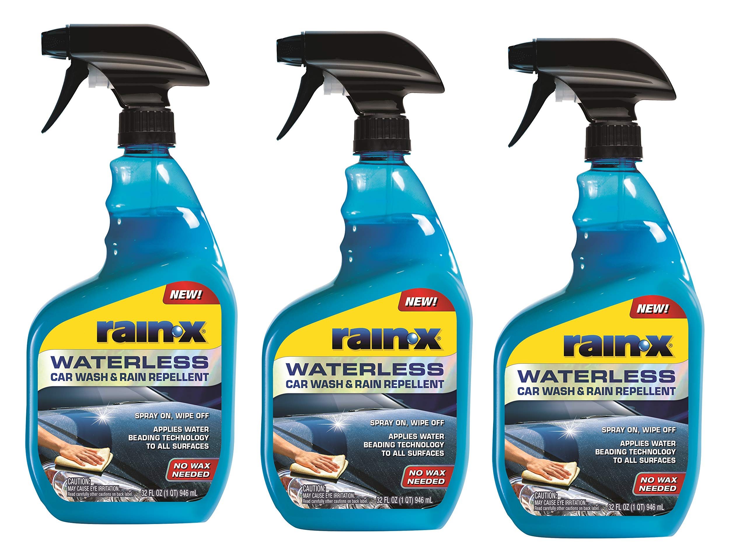 Rain-X waterless car wash bottle pour for easy spray and streak-free shine