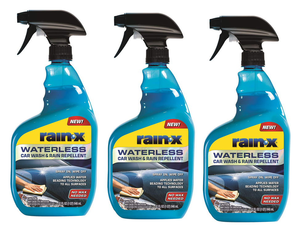 Rain-X waterless car wash bottle pour for easy spray and streak-free shine