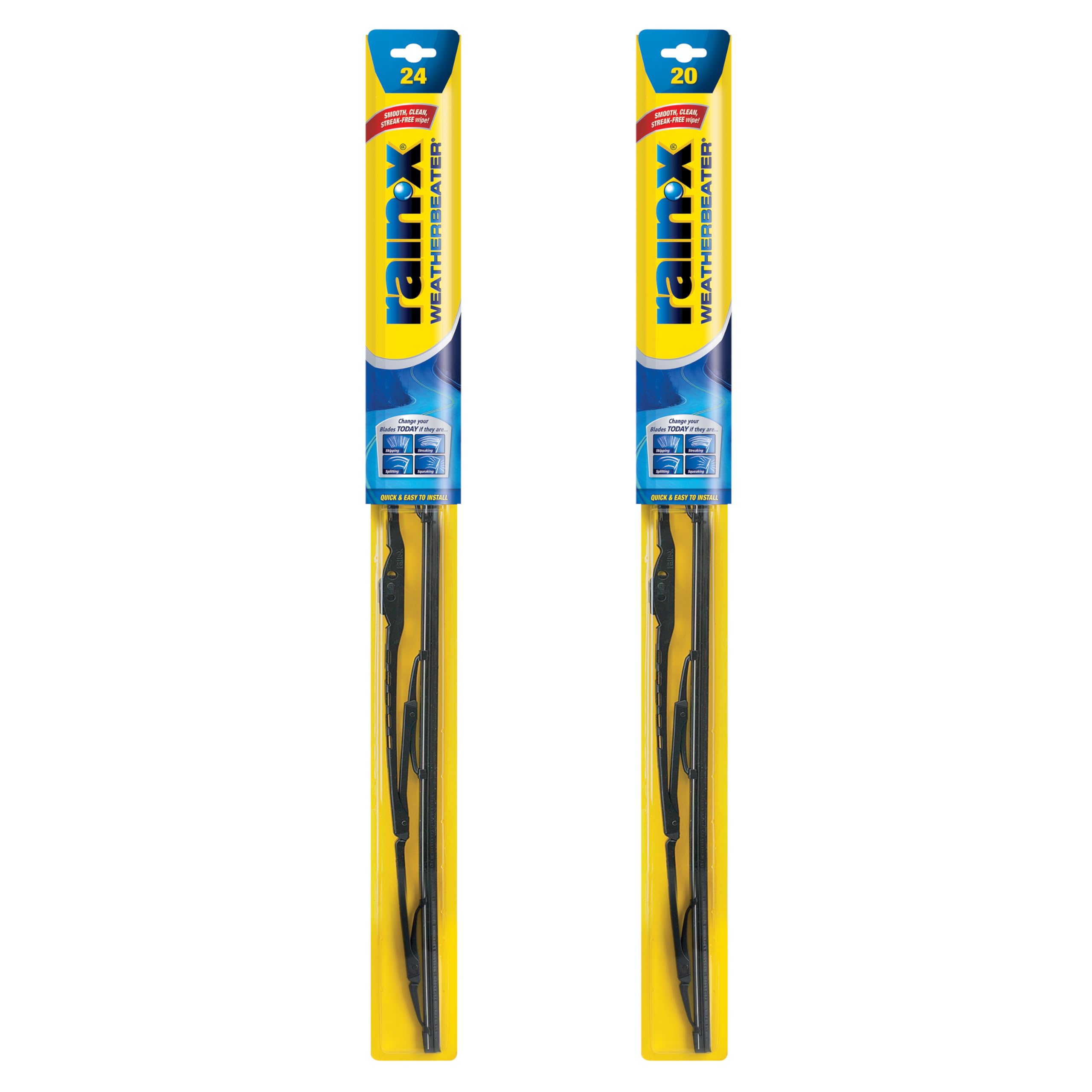 Rain-X WeatherBeater blade assembly for durable windshield clearing