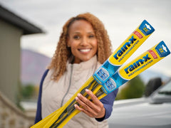 Rain-X WeatherBeater natural rubber squeegee resists cracking