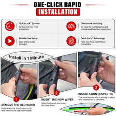 Raintok Atlas rear 12-inch wiper blade for rear window clarity