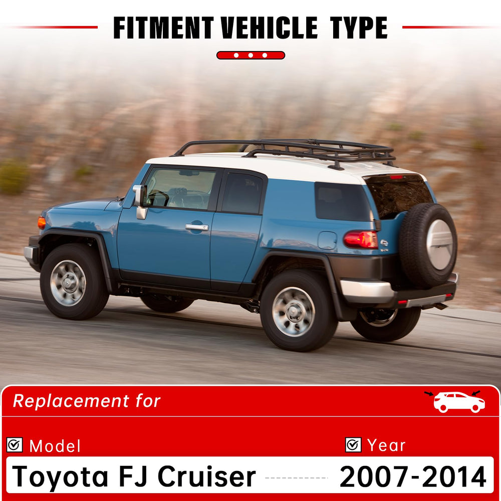RAINTOK FJ Cruiser 14 inch front left wiper blade maintains steady glass contact