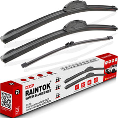 Raintok wiper blades front 22in for Ford Expedition deliver clear rain performance.