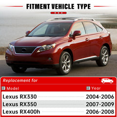 RAINTOK wiper blades for Lexus RX330 front 22inch ensure even contact across the windshield