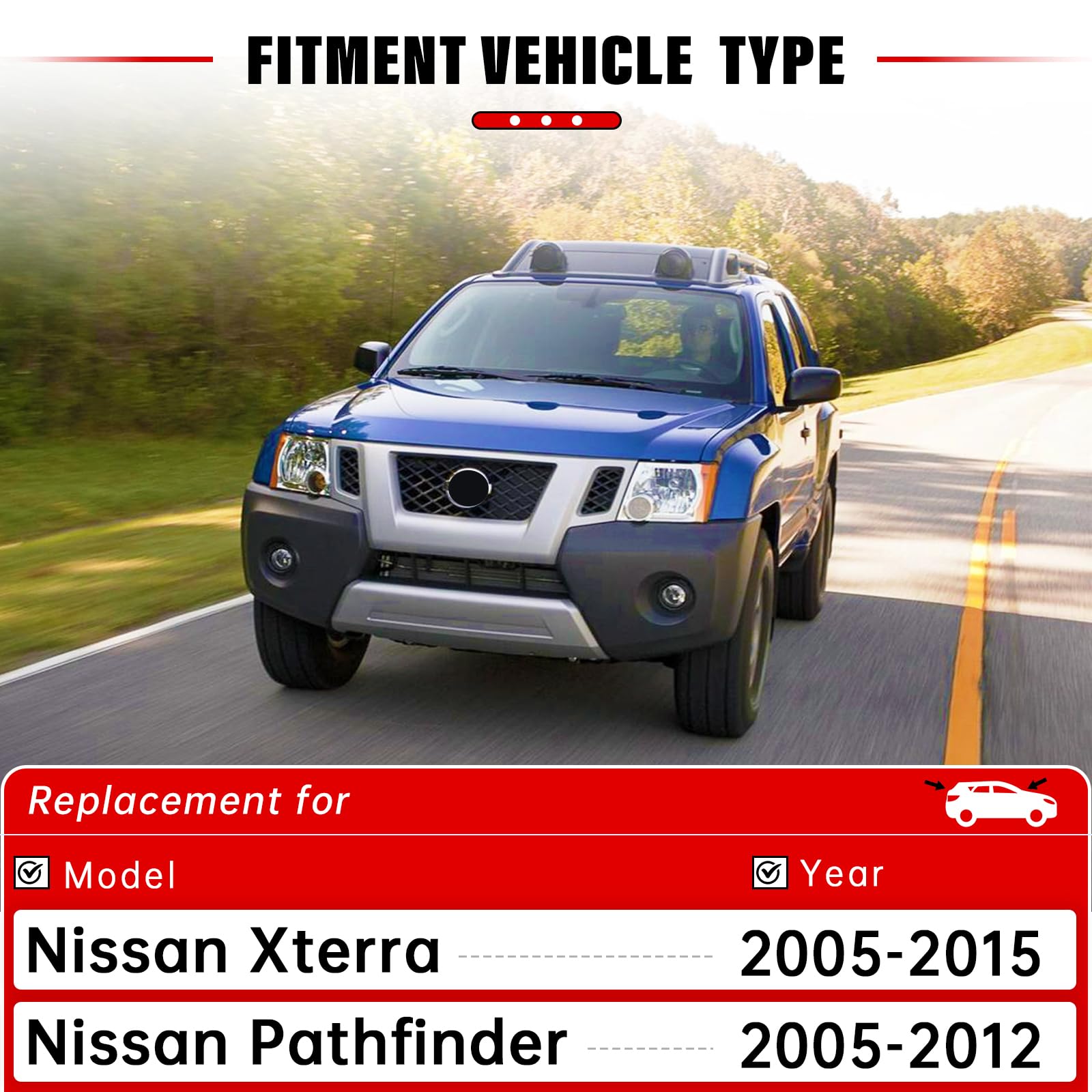 RAINTOK Nissan Xterra front 18-inch wiper blade for smooth wipe