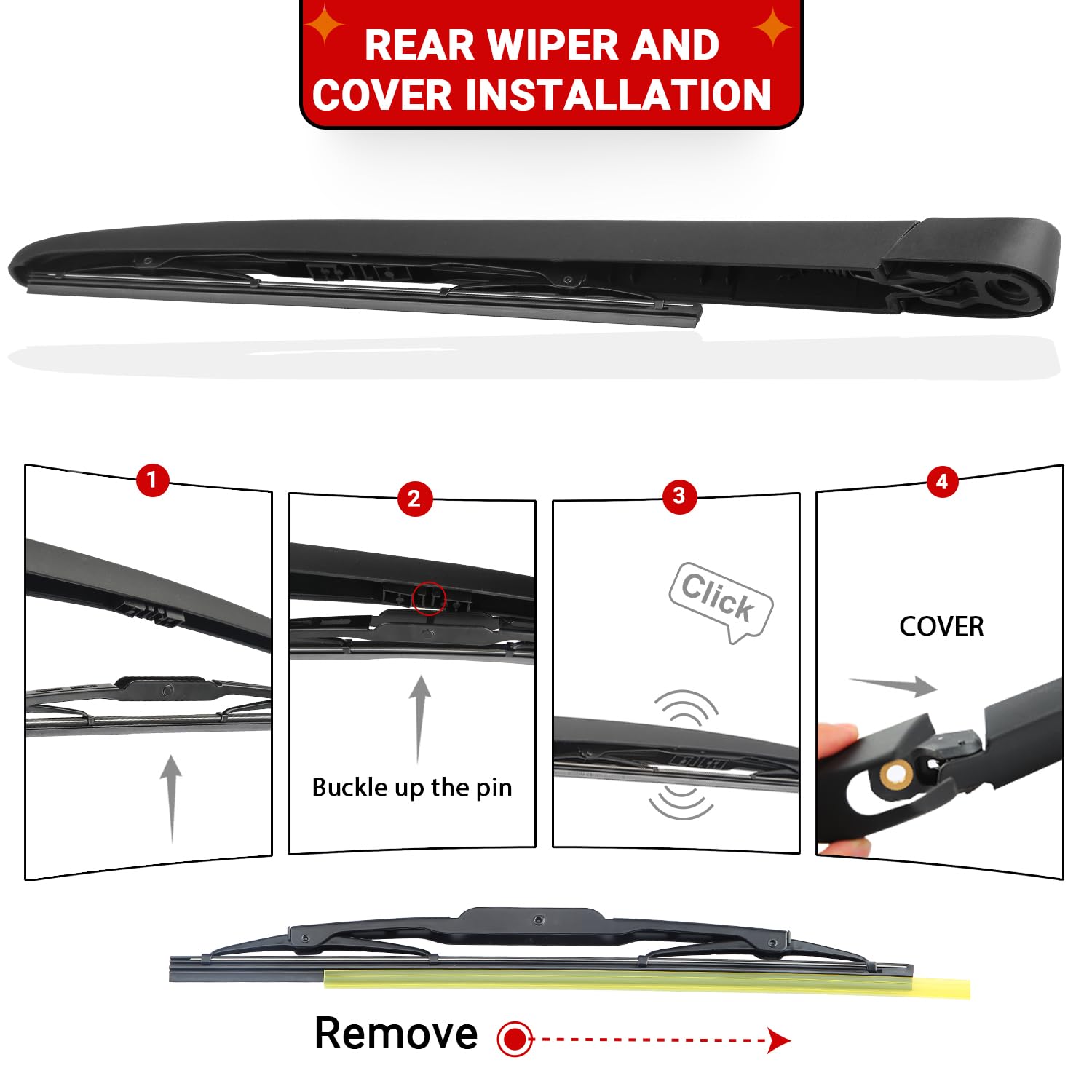 RAINTOK easy install OE interface makes replacement quick and clean