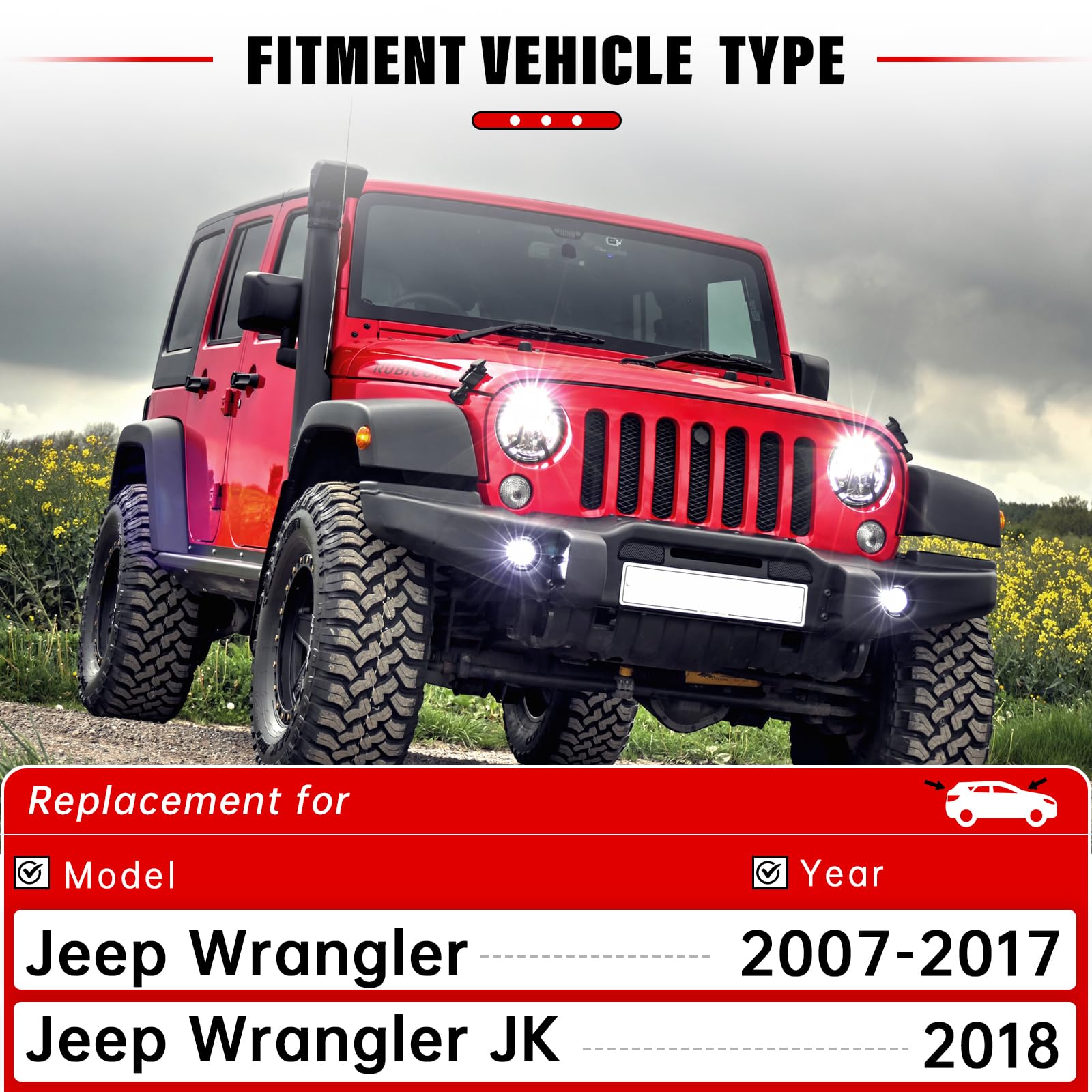 Raintok front-right 15-inch wiper blade for Jeep Wrangler delivers quiet, streak-free wiping.