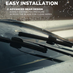 Rain-X universal adapter fits 96% of vehicles for quick, tool-free installation.