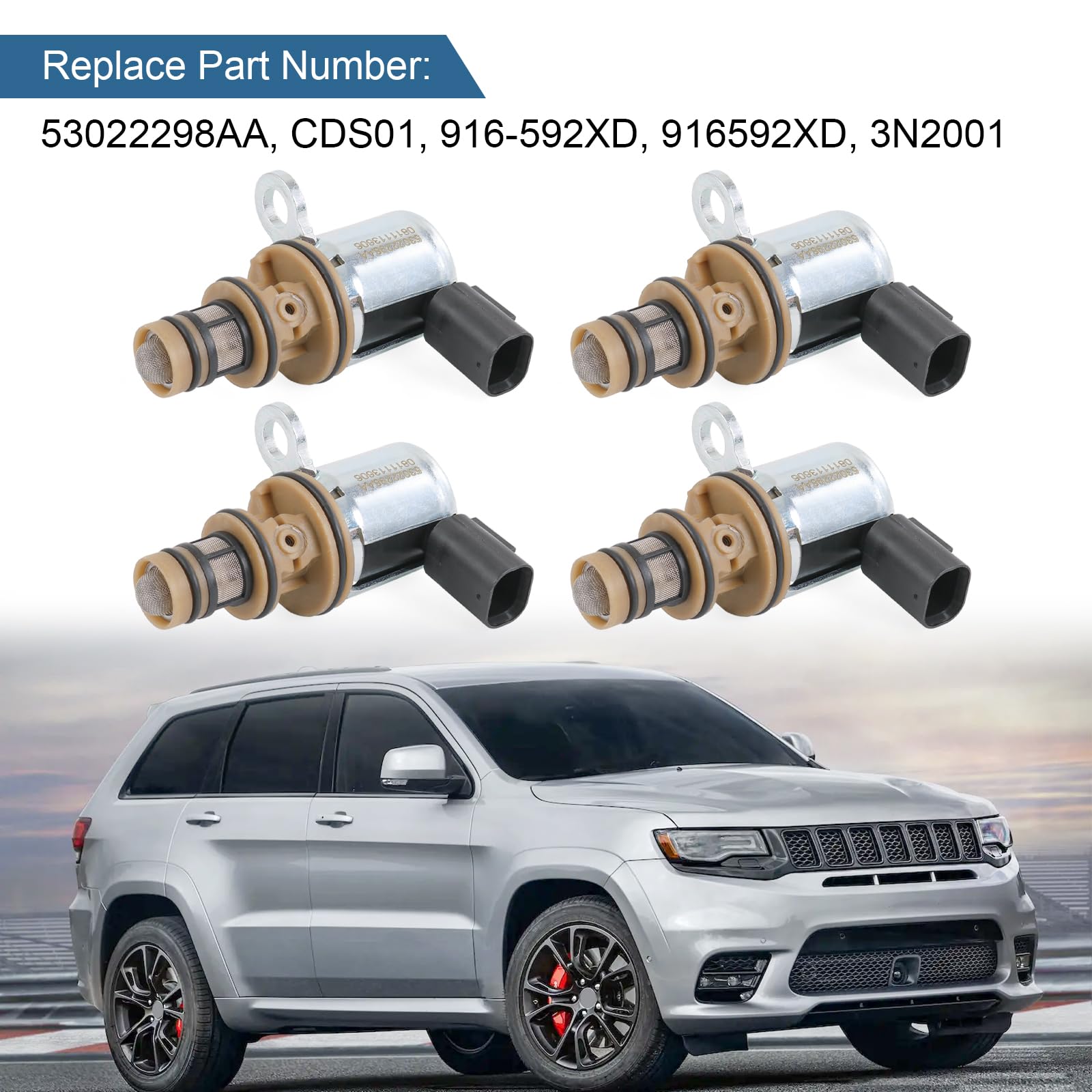RalBDX OEM replacement solenoid packaging with part numbers for easy identification
