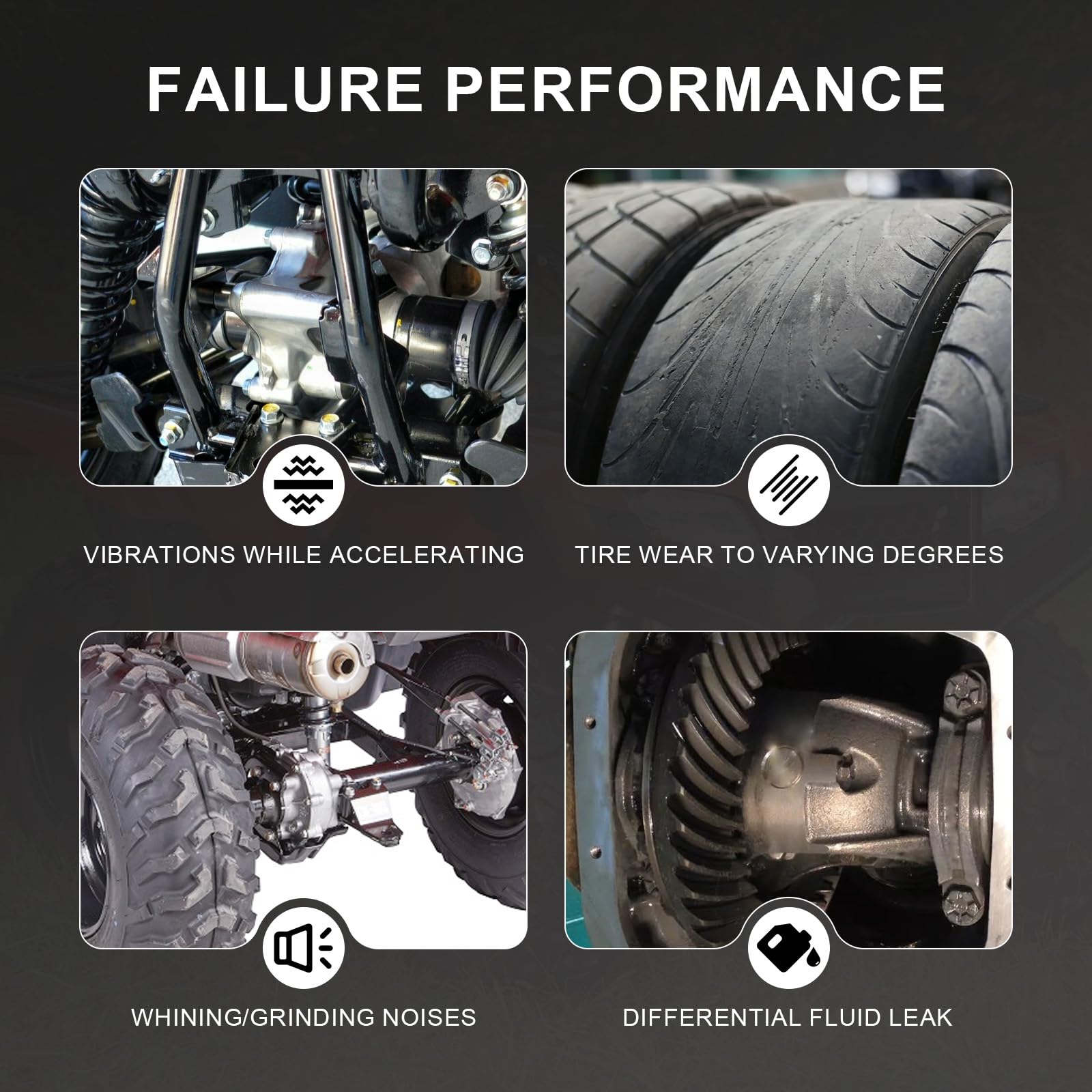 RALBDX rear differential assembly inside packaging, brand label visible showcasing ready-to-install reliability.