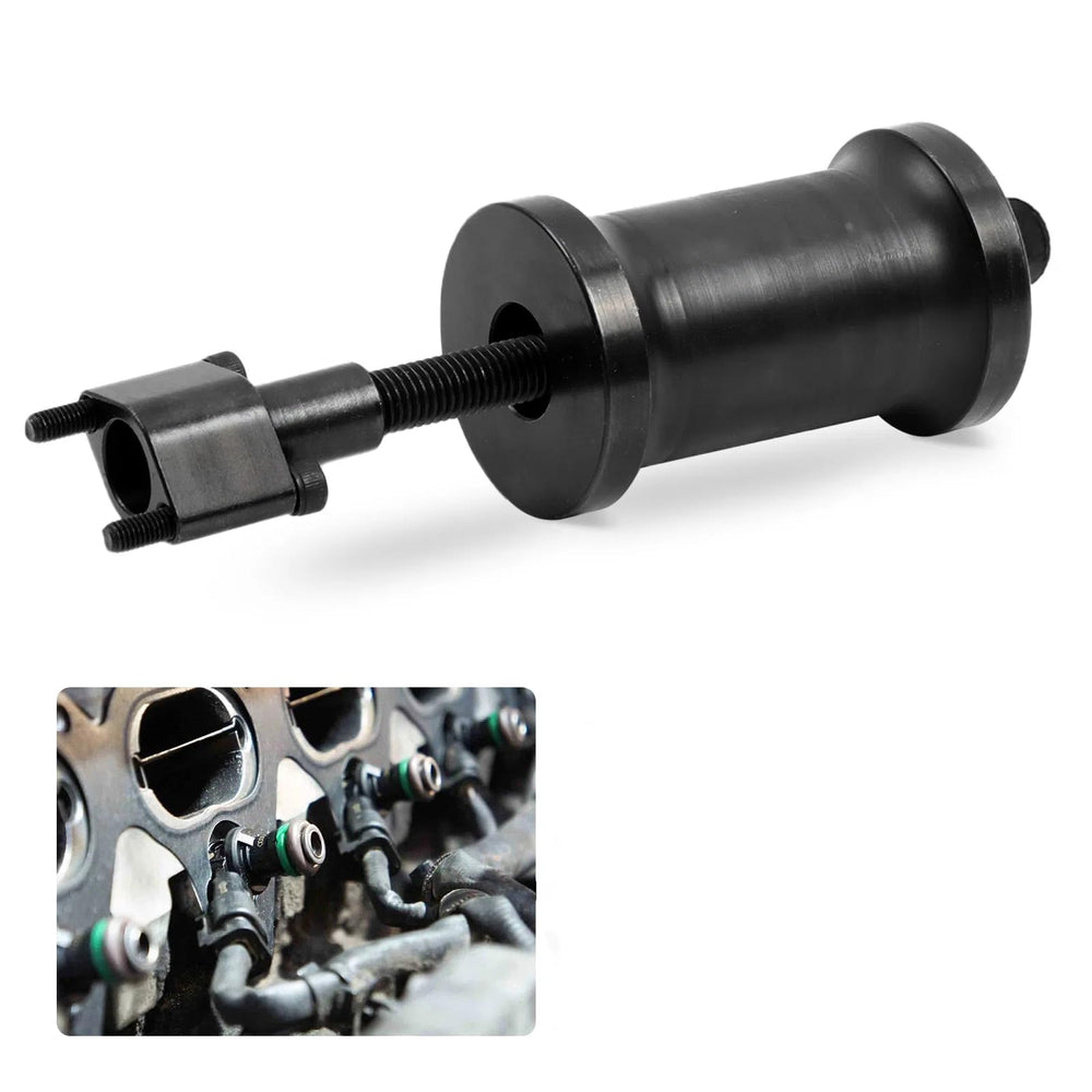 RALBIL fuel injector puller base securely holds injectors for safe removal.