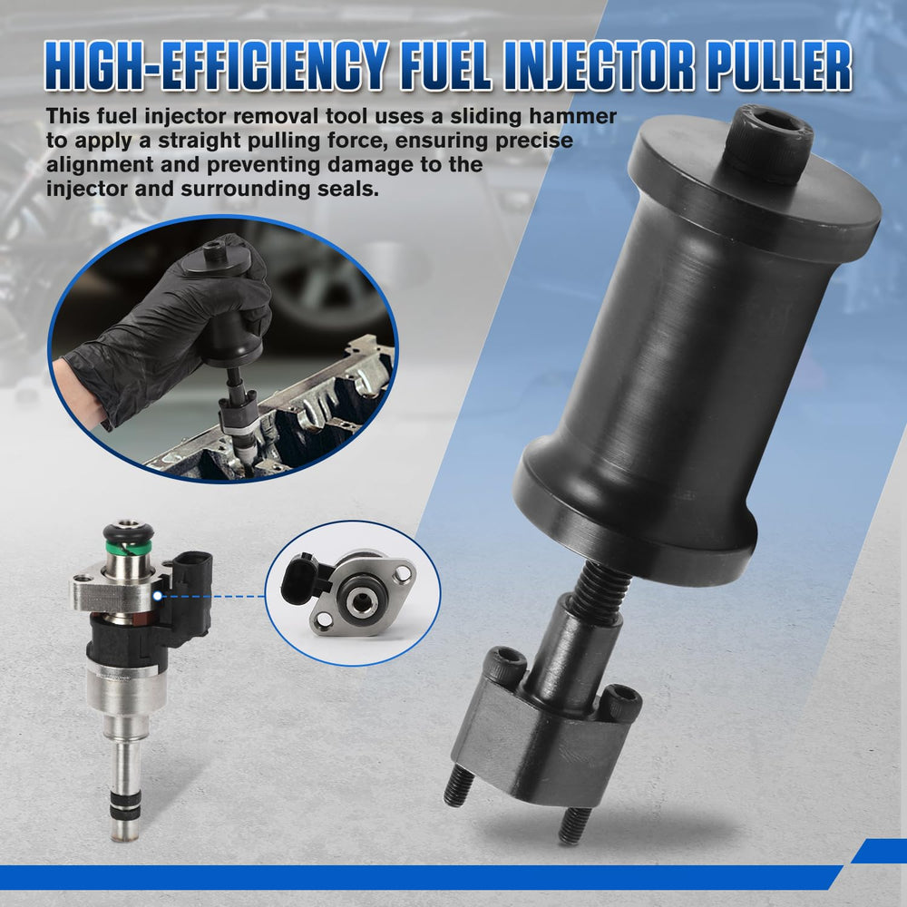 RALBIL complete puller kit with components for efficient fuel-injector servicing.