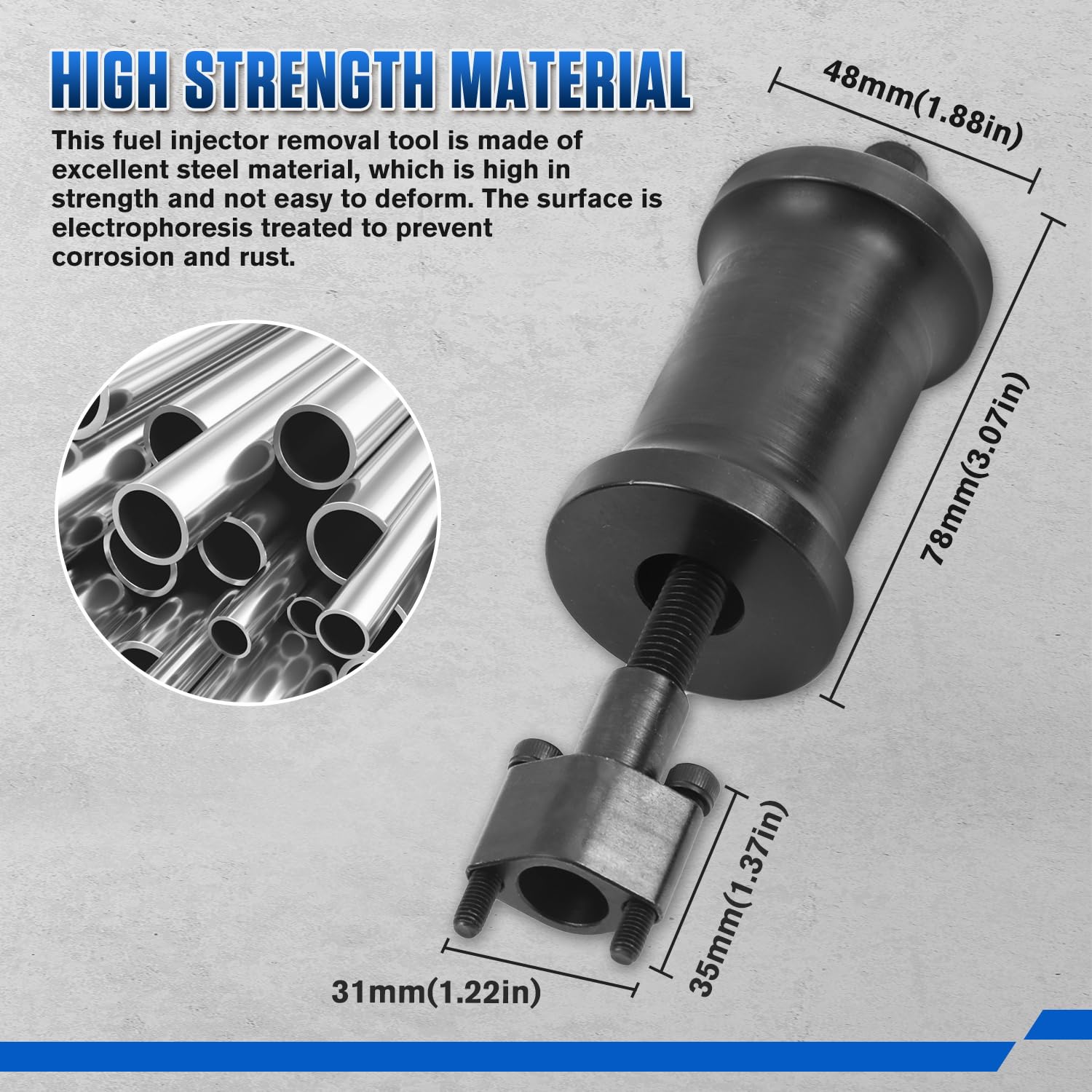 RALBIL tool features corrosion-resistant finish for long-lasting durability.
