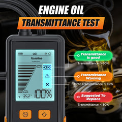 RALBIL engine oil tester with 50-inch probe hose for flexible testing.