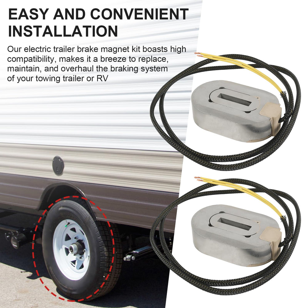 RALZAOTO brake magnet kit coil springs, maintaining consistent engagement during braking