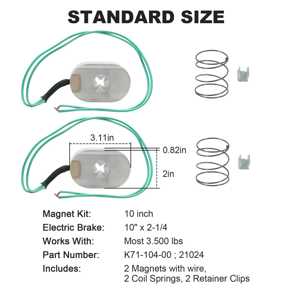 RALZAOTO coil springs included for smooth braking response.