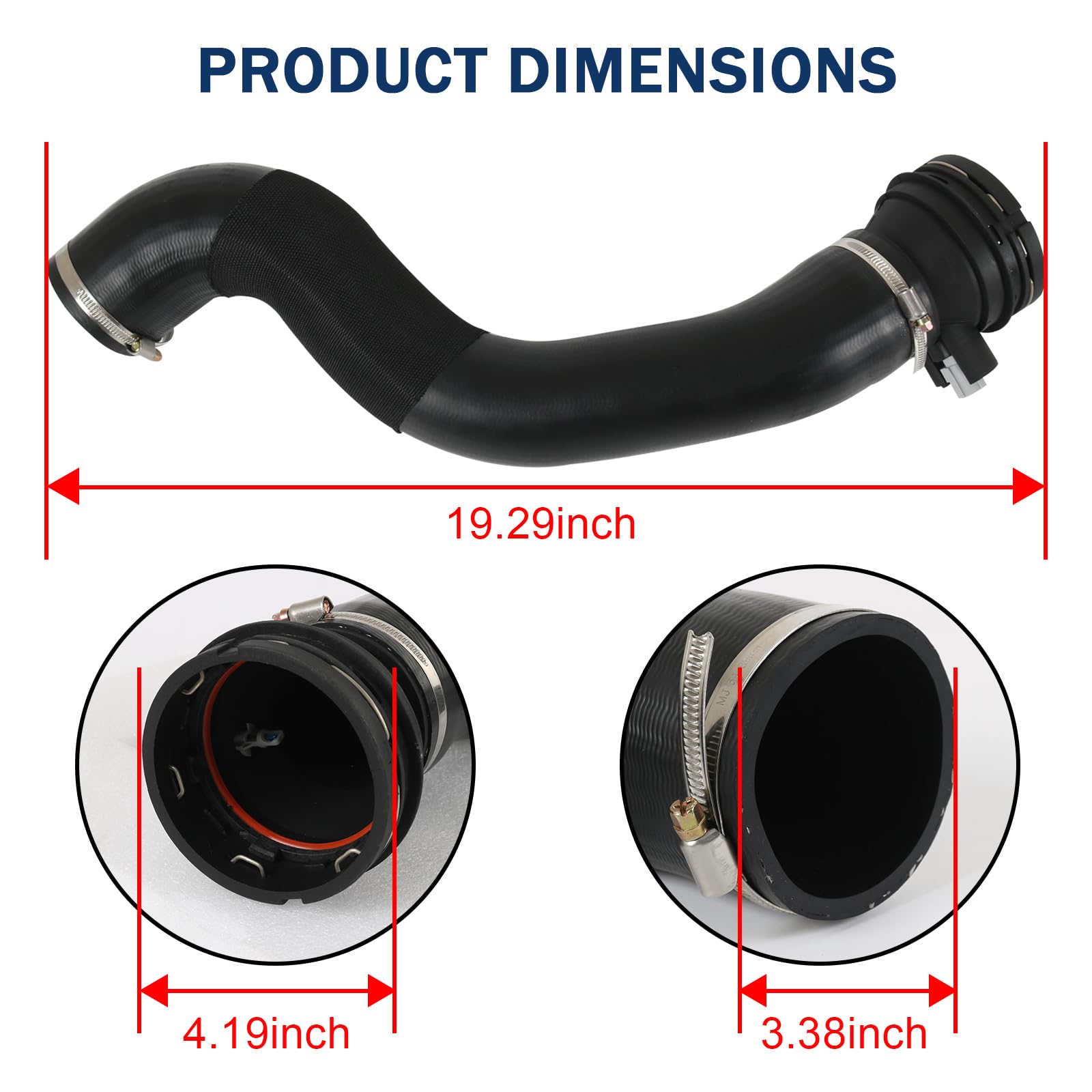 RALZAOTO durable intercooler outlet tube designed for diesel engine reliability.