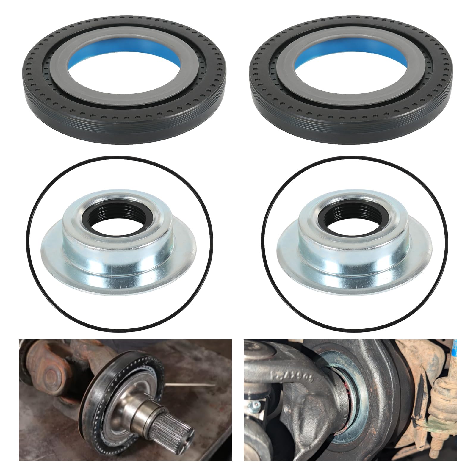 RALZAOTO front axle seal kit full assembly for Ford Super Duty improves sealing and durability