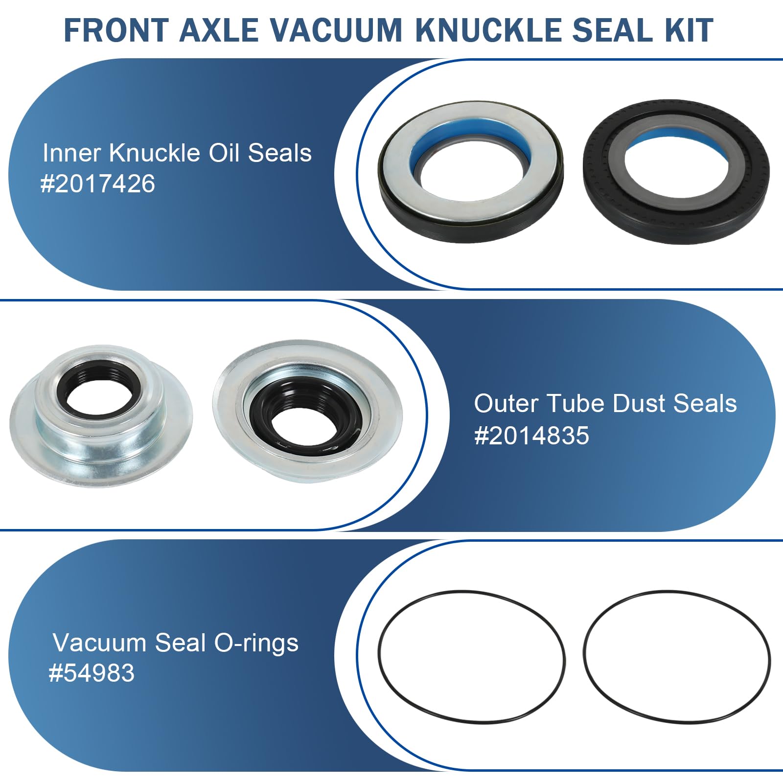 RALZAOTO outer tube dust seal shields axle housing from dirt and moisture