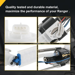 RALZAOTO pump installed in Polaris Ranger fuel system demonstrates seamless integration.