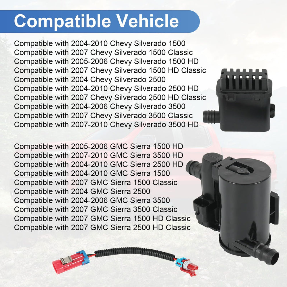 RALZAOTO GMC Sierra evap vent solenoid for consistent emissions control