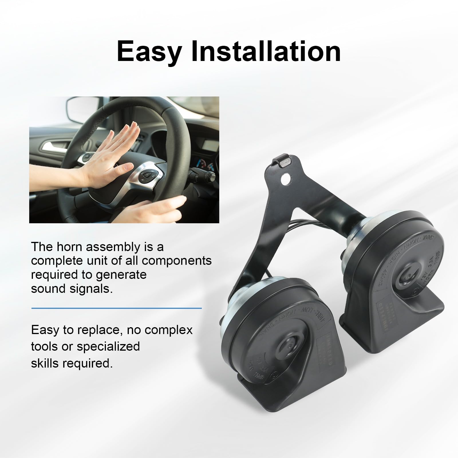 RALZAOTO horn fits Ford F-150 and Expedition for confident road use
