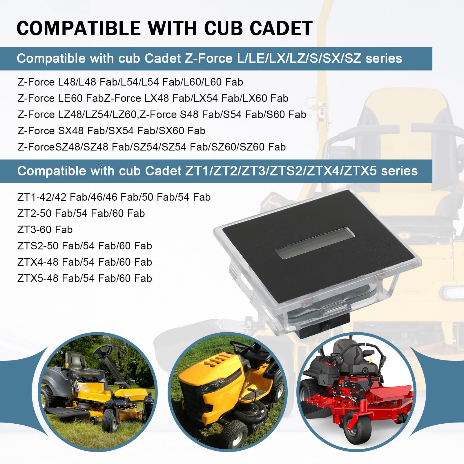 RALZAOTO high-brightness LCD display offers easy readability.