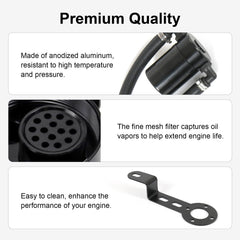 RALZAOTO oil catch can aluminum body shows durable heat resistance
