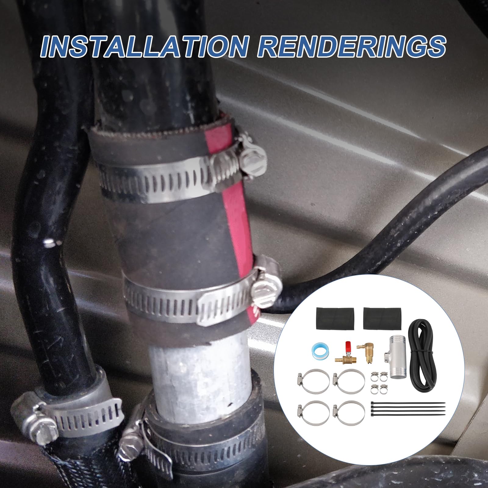 RALZAOTO package includes one install kit for diesel Dodge Ram.