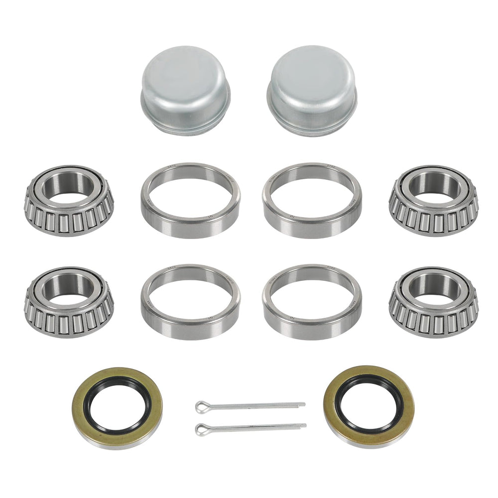 RALZAOTO trailer bearing kit with L44643 and L44610 supports smooth wheel rotation.