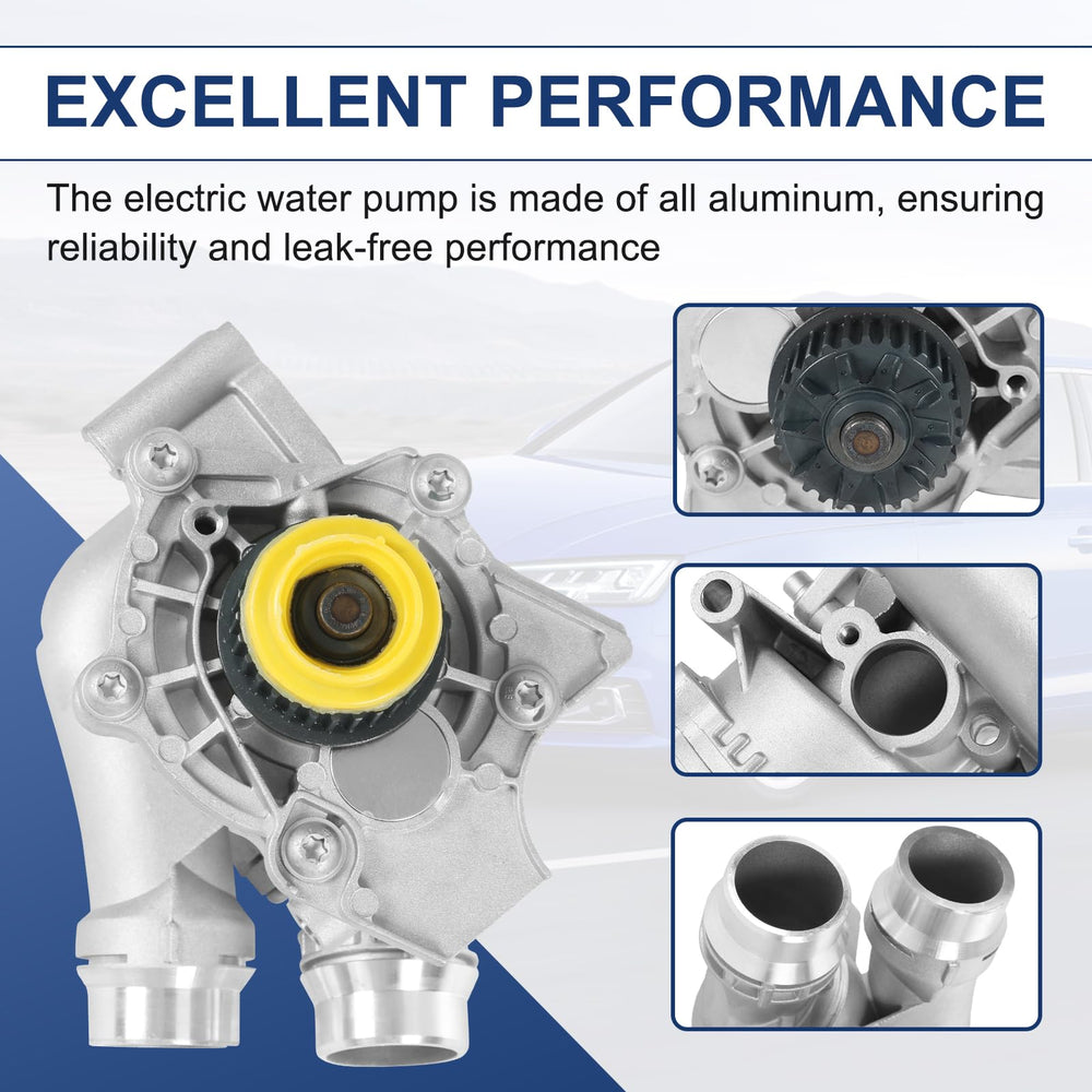 RALZAOTO aluminum water pump for VW Tiguan 2.0T supports long-lasting cooling.