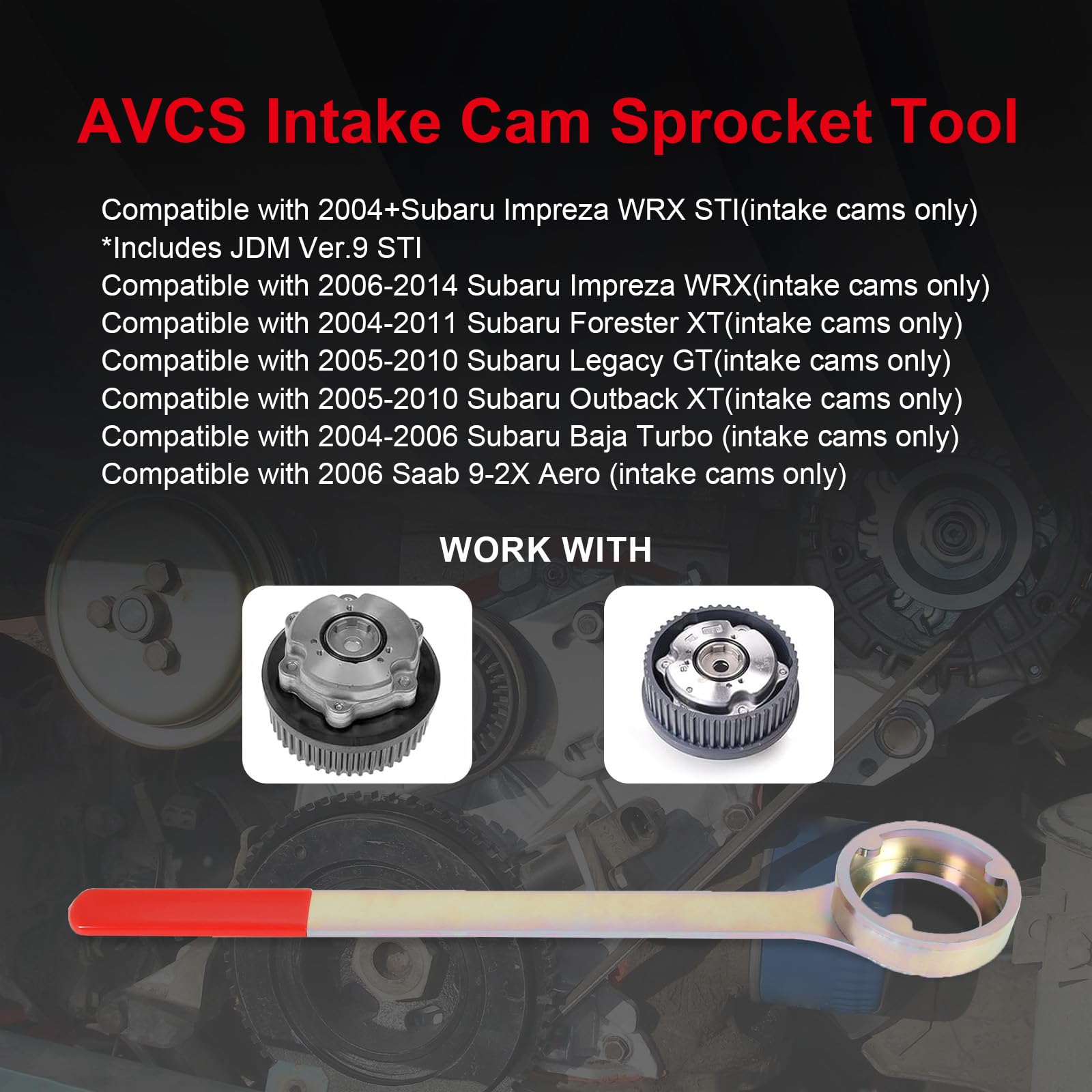 RALZAOTO welded 3-piece design tool promotes stable torque during cam work