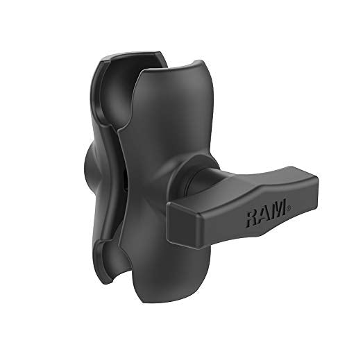 RAM MOUNTS 201U-B arm extended view enables flexible positioning on dashboards.