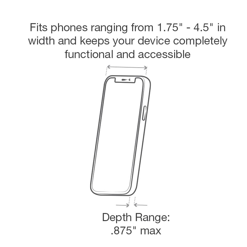RAM MOUNTS spring-loaded X design enables quick phone access