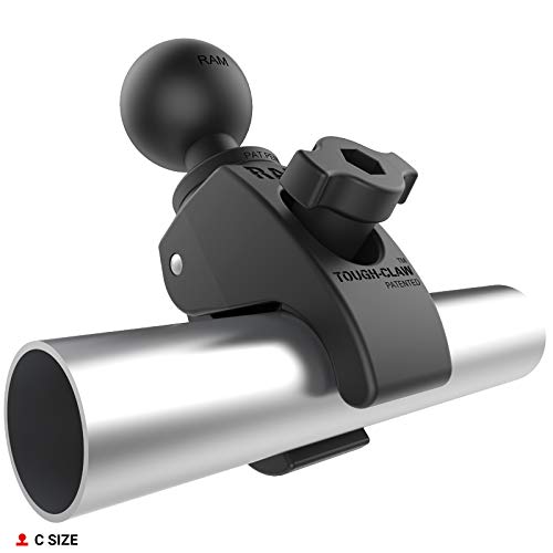 RAM MOUNTS Tough-Claw base uses durable composite and stainless hardware.
