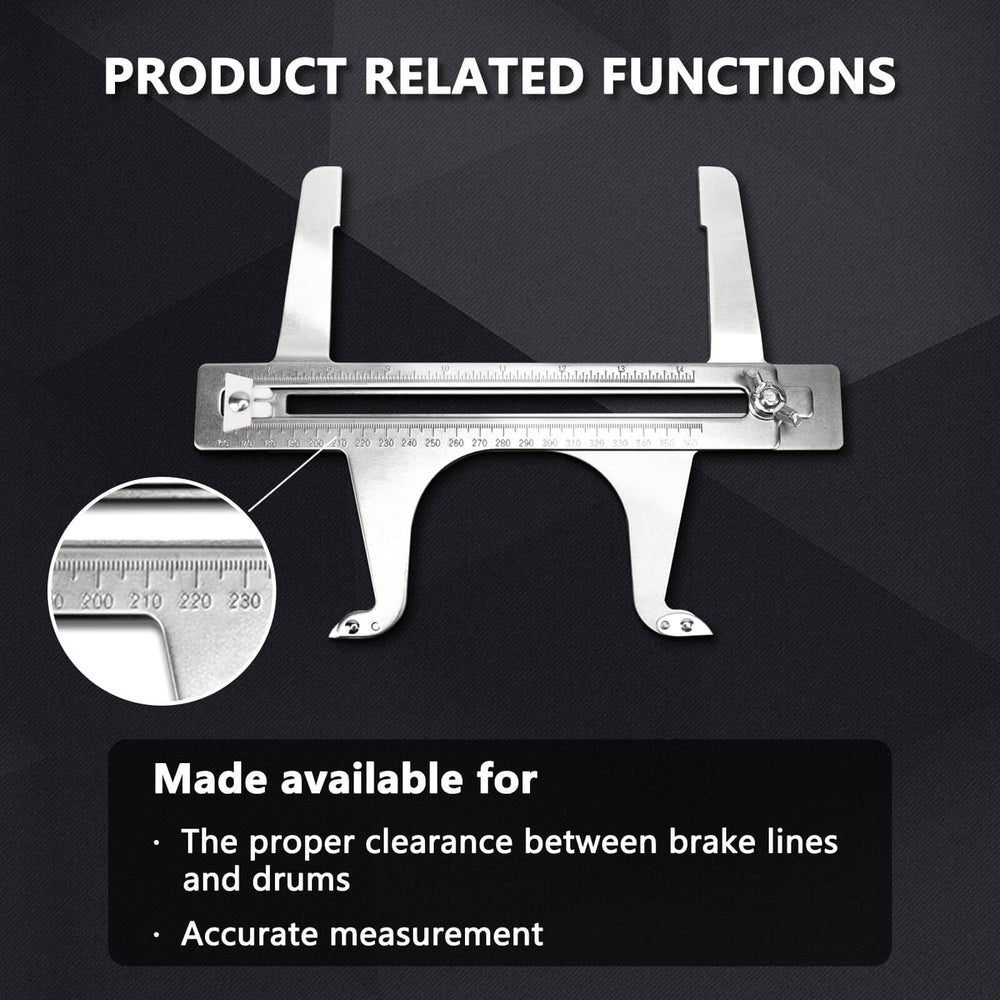 RAMATA tool in use on a drum brake for easier adjustment