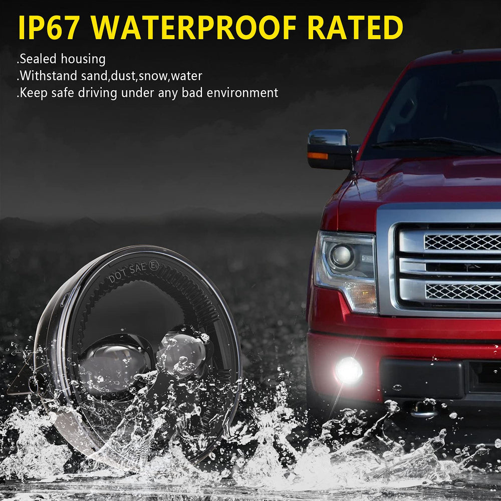 RAMJET4X4 LED fog light, DOT-approved for legal road use.