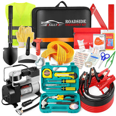 Ranallto car emergency kit full setup for roadside readiness.