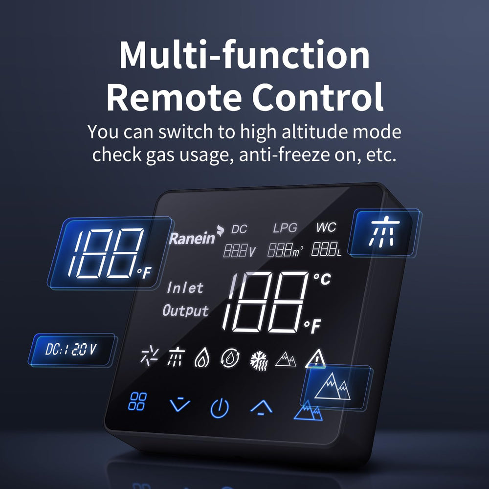Ranein Gen II 12V-powered system integrates with RV electrical setups.