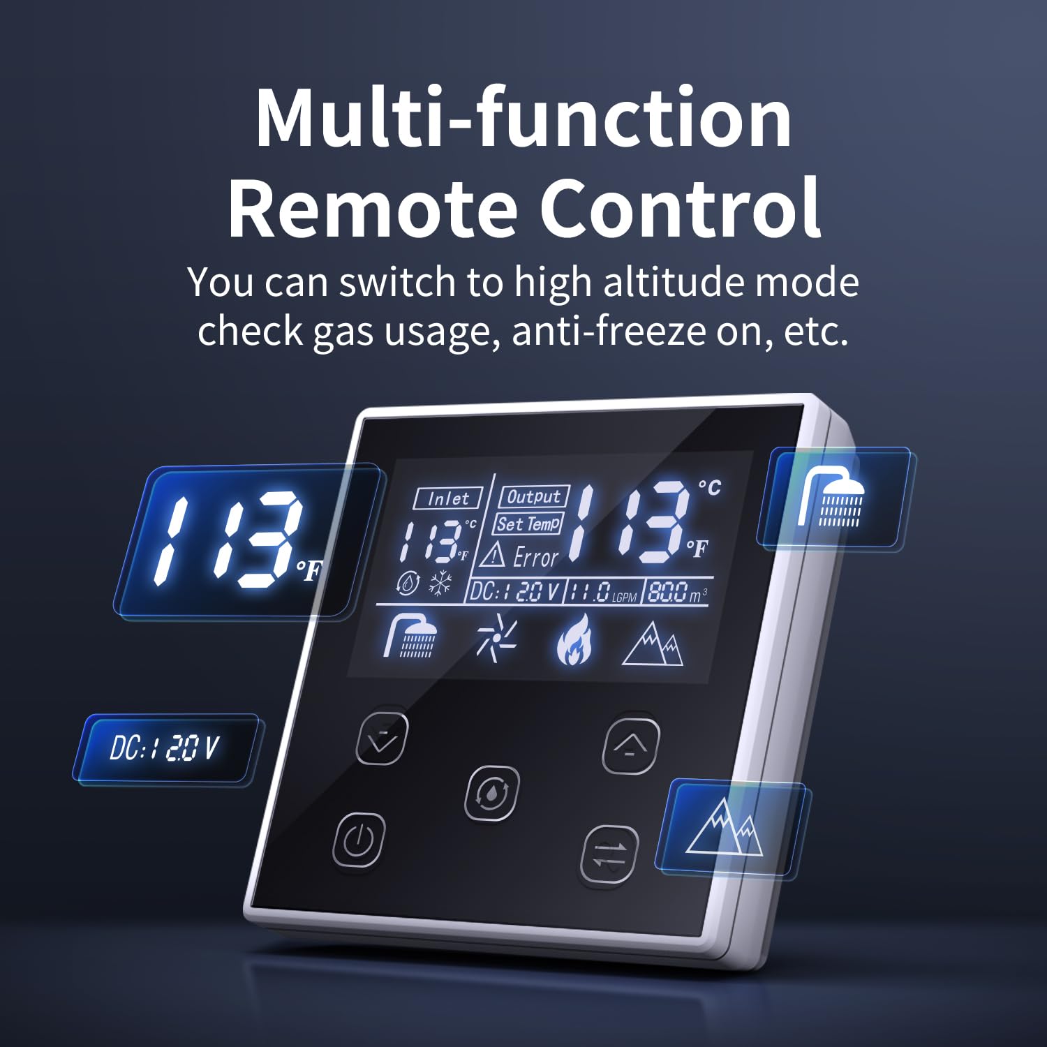 Ranein Gen II altitude-ready indicator shows performance up to high elevations.