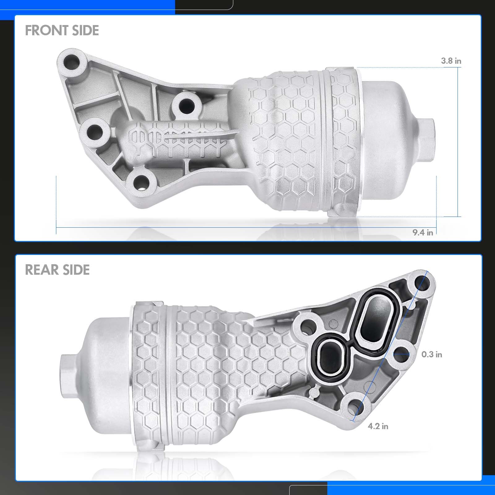 RANHAOYUYUL aluminum oil filter durability under heat and pressure