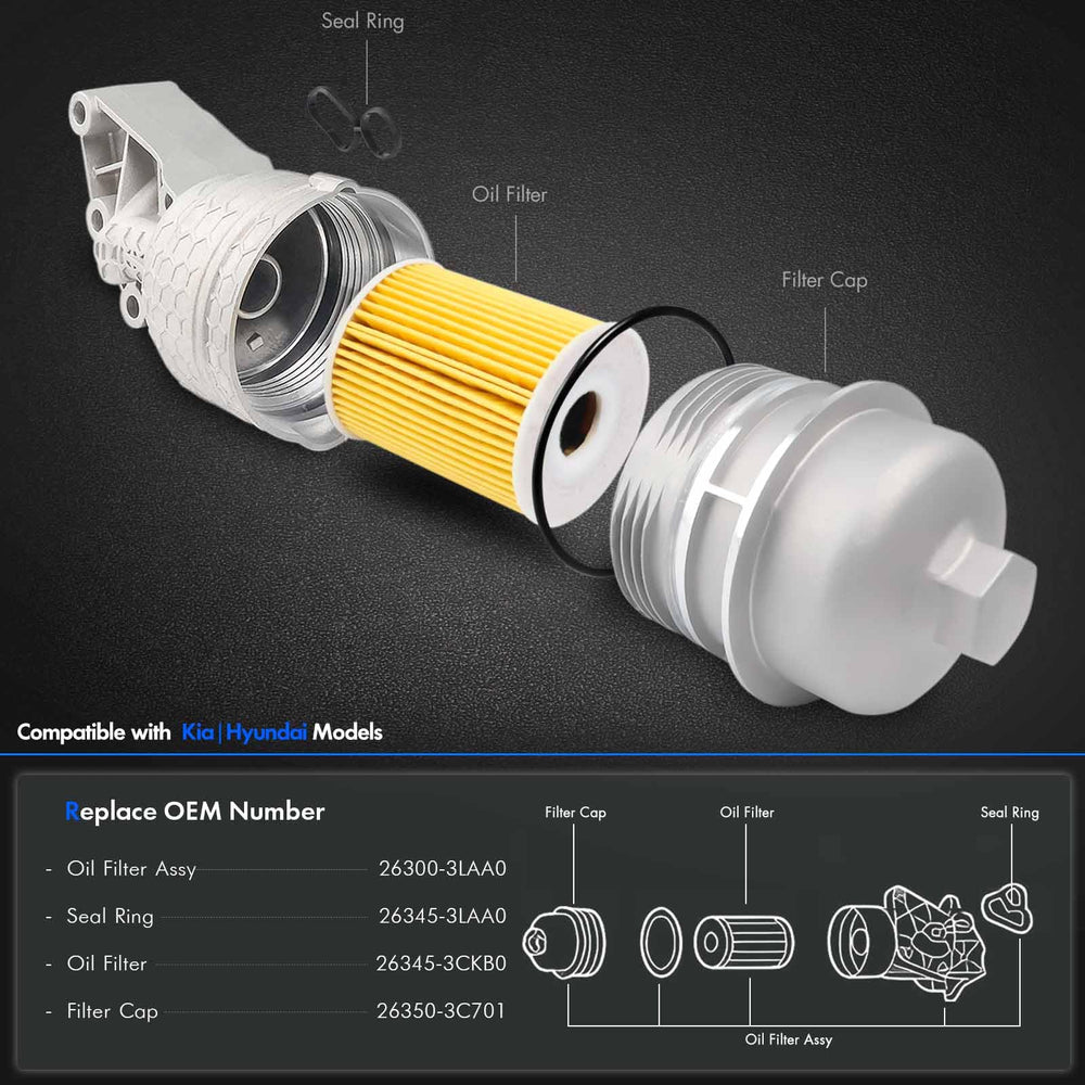 RANHAOYUYUL seal ring for secure oil filter fitment