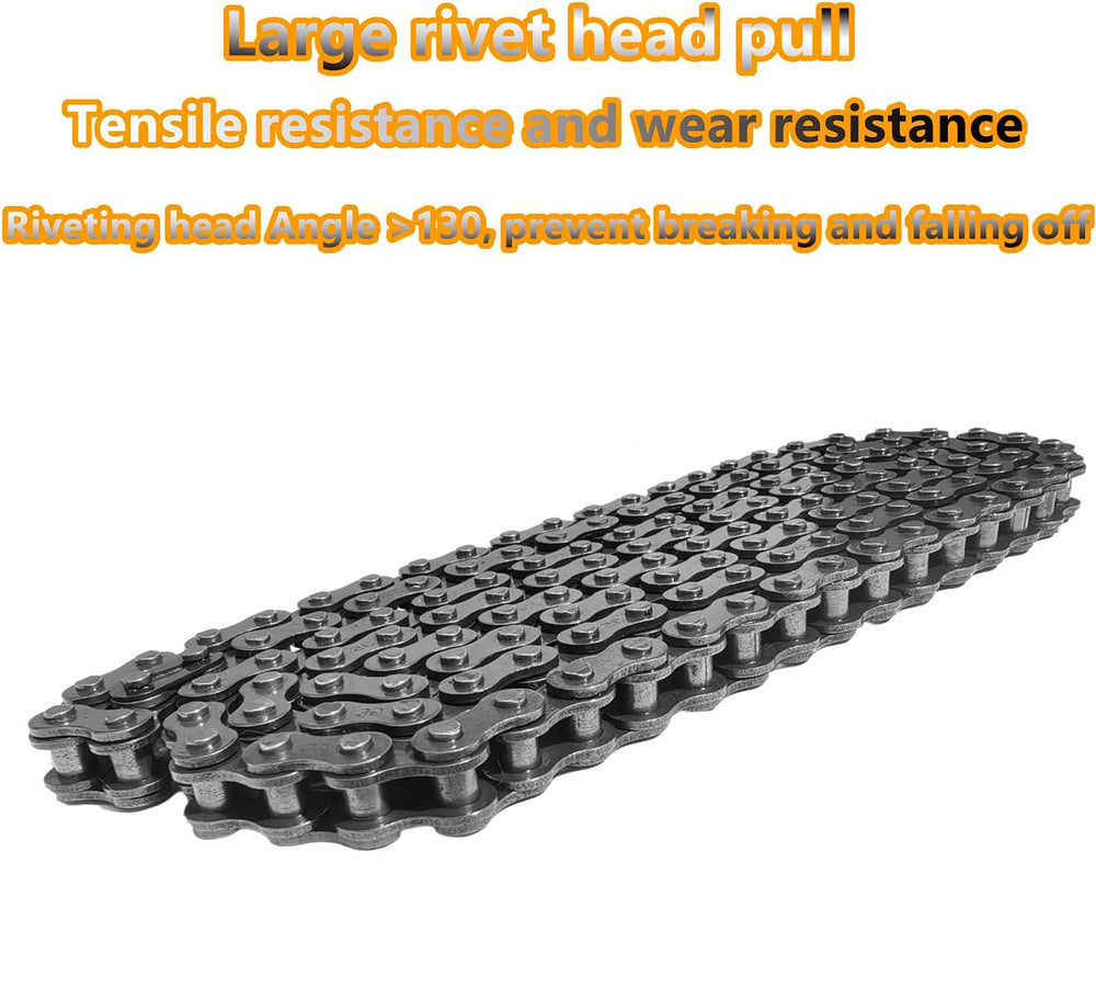 Ran&Rode 5‑foot roller chain with 70 inside and 70 outside links