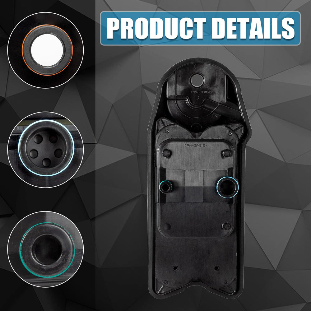 RANSOTO CCV filter media detail highlighting oil-resistant construction for durability.