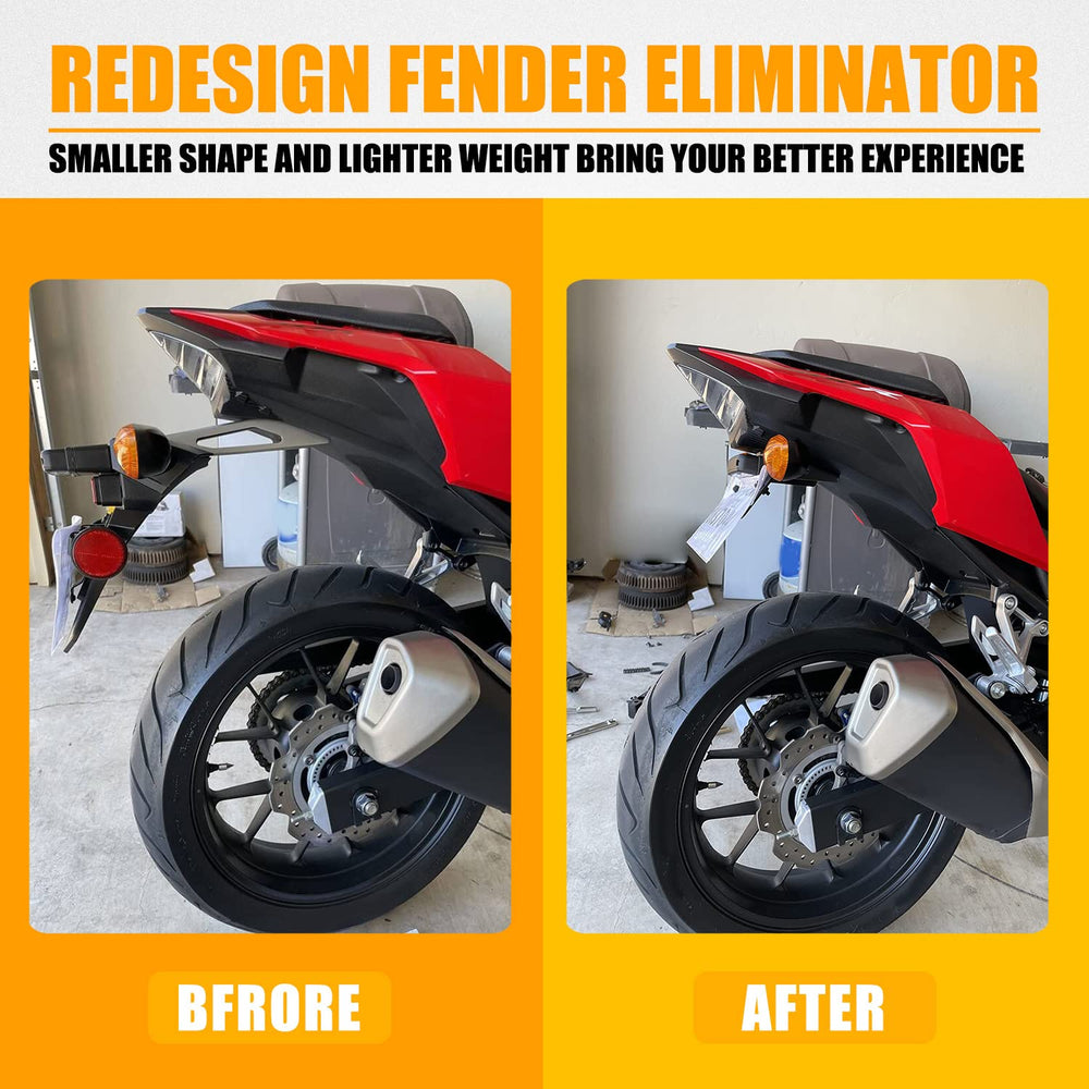 RANSOTO fender eliminator integrates with OE lighting for a tidy rear end.