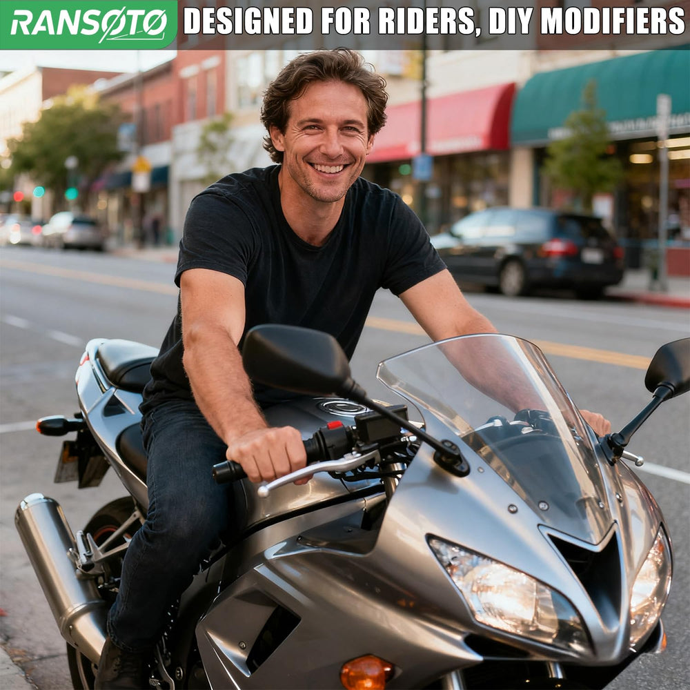 RANSOTO hardware kit with stainless fasteners for corrosion resistance.