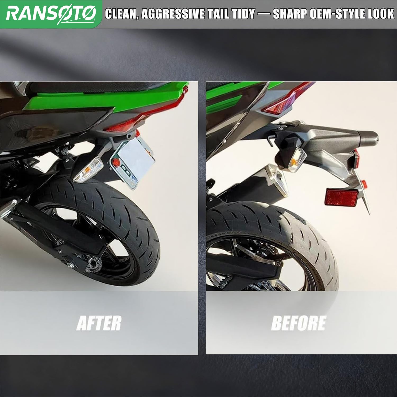 RANSOTO Fender Eliminator bracket for Z500 demonstrates durable hardware.