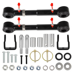 RANSOTO front sway bar quick disconnects mounted on a TJ/XJ for enhanced articulation.
