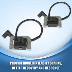 RANSOTO ignition coil for Kohler KT745, installation diagram demonstrates plug-and-play ease