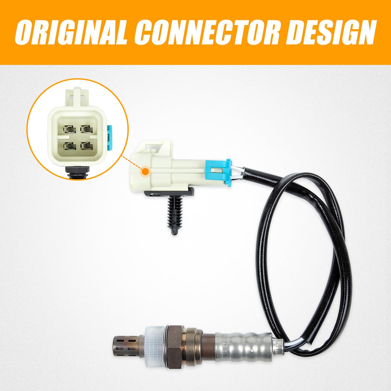 RANSOTO O2 sensor front view demonstrates rugged construction for reliable performance